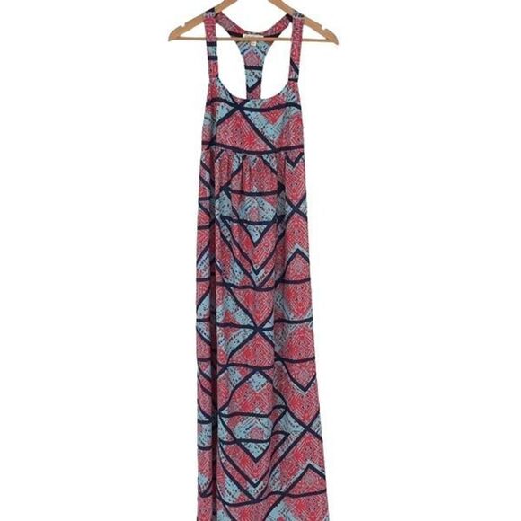 Love Fire Dresses & Skirts - Love Fire Womens Maxi Racerback Dress Sleeveless Summer Vacation Red‎ Blue Large